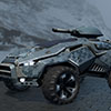 Lowpoly vehicle. Metal War online project